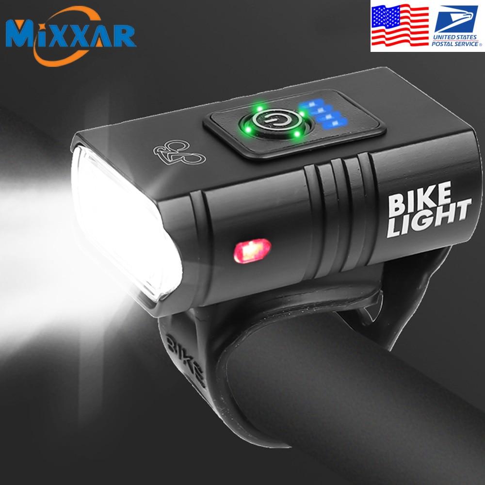 ZK20 USB Rechargeable Bike Light Super Bright T6 LED Bicycle Headlight Front Lights Fits All Bicycles Mountain Road