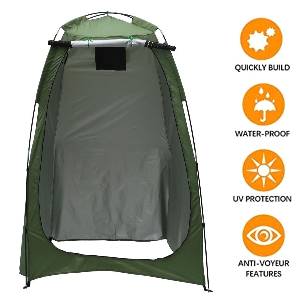Portable Outdoor Shower Tent Camp Toilet Rain Shelter for Camping Pop Up Privacy Tent Outdoor Dressing Tent Easy Set Up