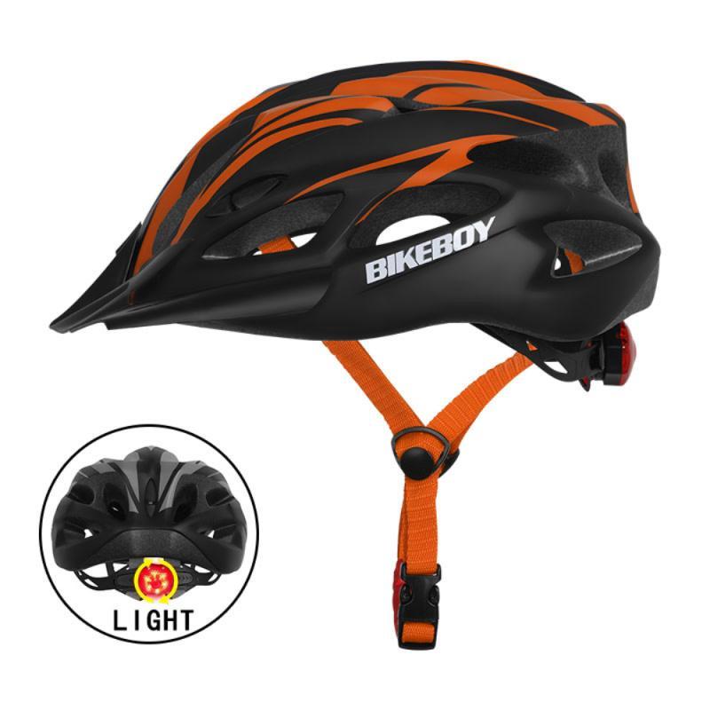 Cycling Helmet With Light Bike Ultralight Helmet Intergrally-molded Mountain Road Bike Bicycle MTB Helmet Safe Bike Accessories
