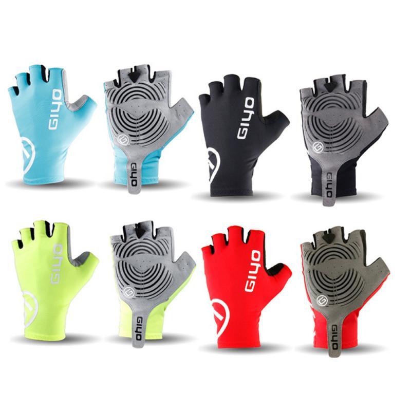 Giyo Cycling Gloves Half Finger Bike Gloves Anti-slip Bicycle Fabric Mittens For MTB Racing Road Sports Cycling Equipment