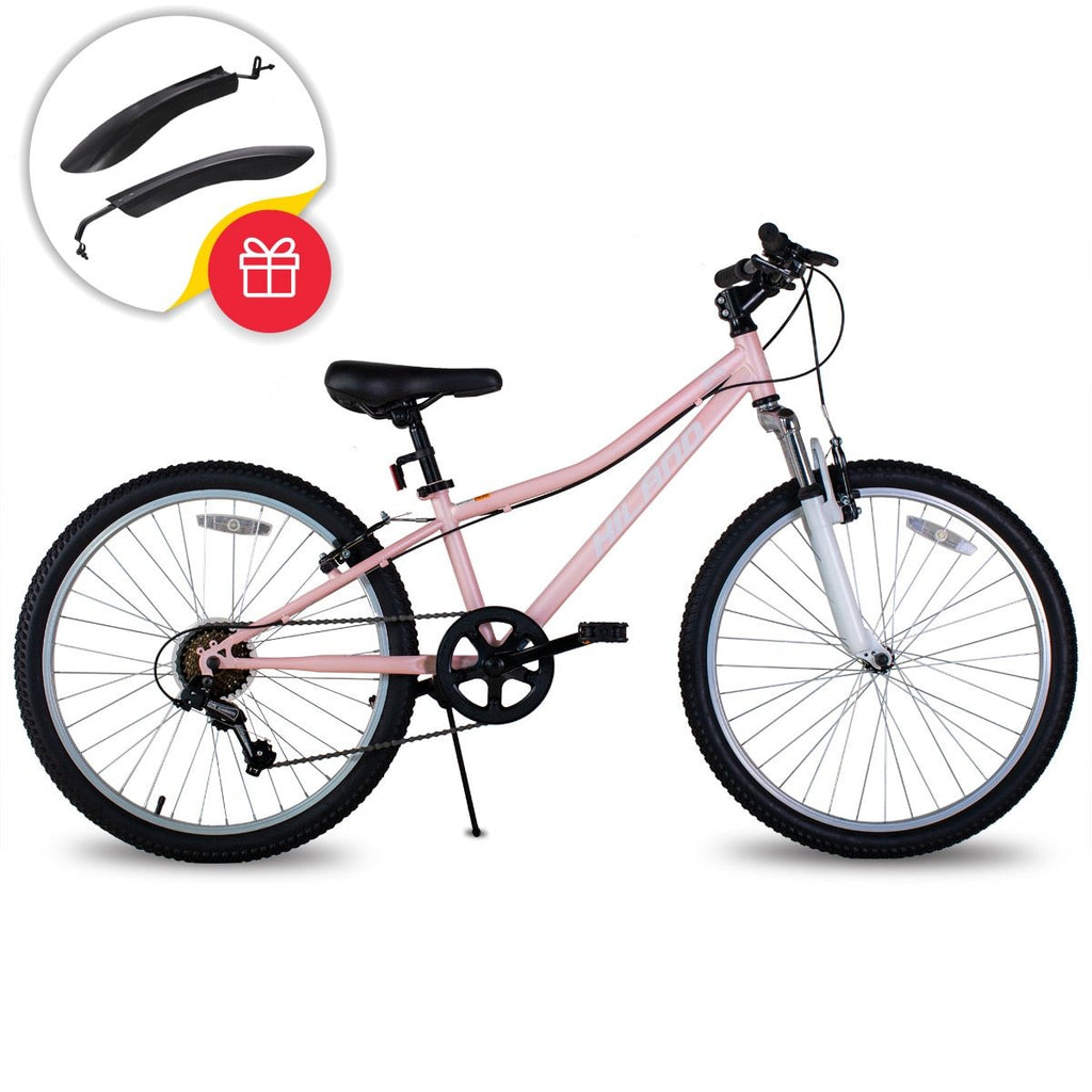 5 Colors Free Shipping 24 Inch Wheel Bikes 7 Speed Bicycle Front Rear V Brake MTB Road Bike City BIcycle Bicicleta