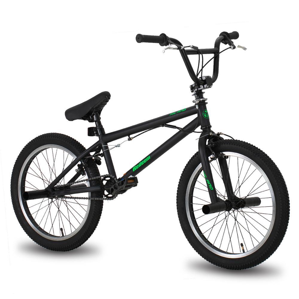 HILAND 10 Color&Series 20'' BMX Bike Freestyle Steel Bicycle Bike Double Caliper Brake Show Bike Stunt Acrobatic Bike