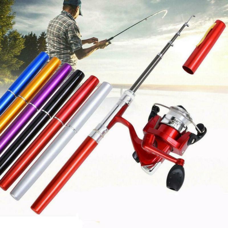 Fishing Rod Pen-type Fishing Rod Portable Fishing Two-piece Fisherman Gift Outdoor Travel Fishing Rod Fishing Gear