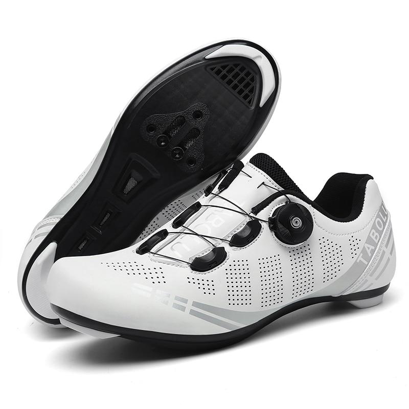 Road cycling shoes Sneaker white Professional Mountain Bike Breathable Bicycle Racing Self-Locking Shoes