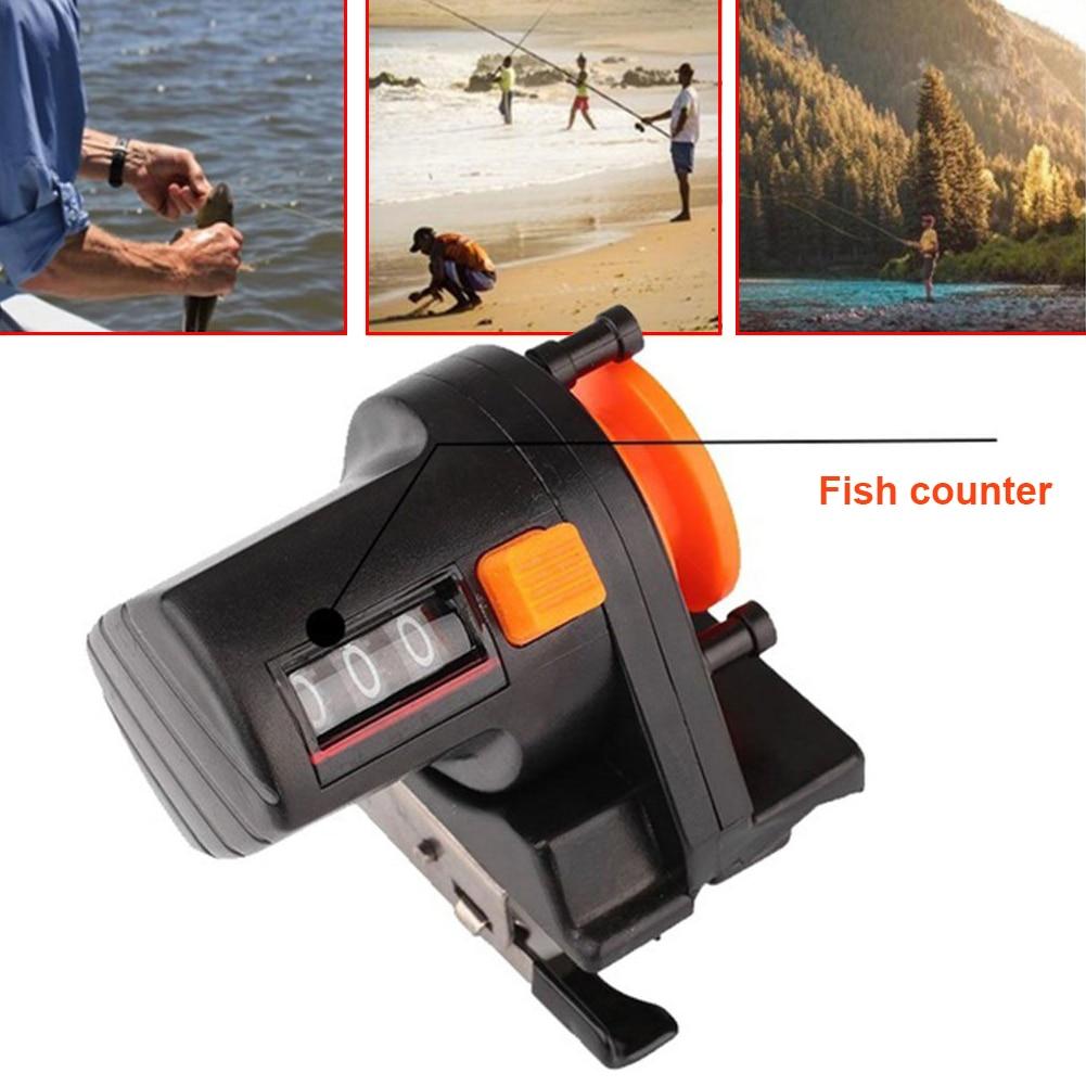 1pc 0-999M 6cm pesca fishing line depth finder counter fishing tool tackle length gauge counter Fishing Tackle Tool
