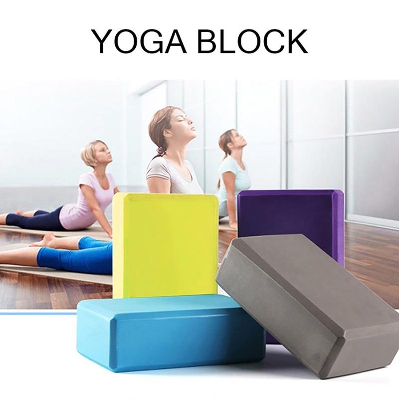 Gym Fitness Yoga Tool 2021 hot EVA Yoga Cork Block Pilates Foam Brick Home Stretch Exercise Training Bodybuilding Equipment