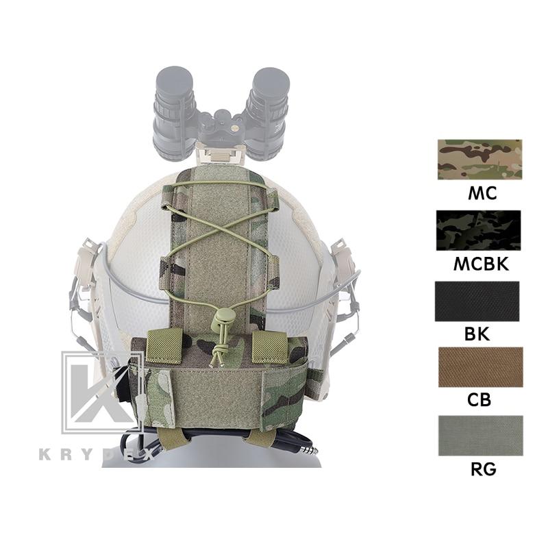 KRYDEX Counterweight GPNVG-18 Battery Box Pouch For Combat Helmet MK1 Tactical Storage Retention System Battery Pack 5 Colors