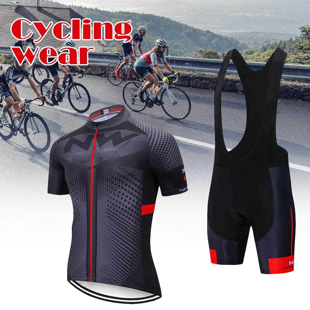 Spring Summer Cycling Jersey Set Breathable MTB Bicycle Man  Cycling Clothes Mountain Bike Wear Clothing Cycling Equipment