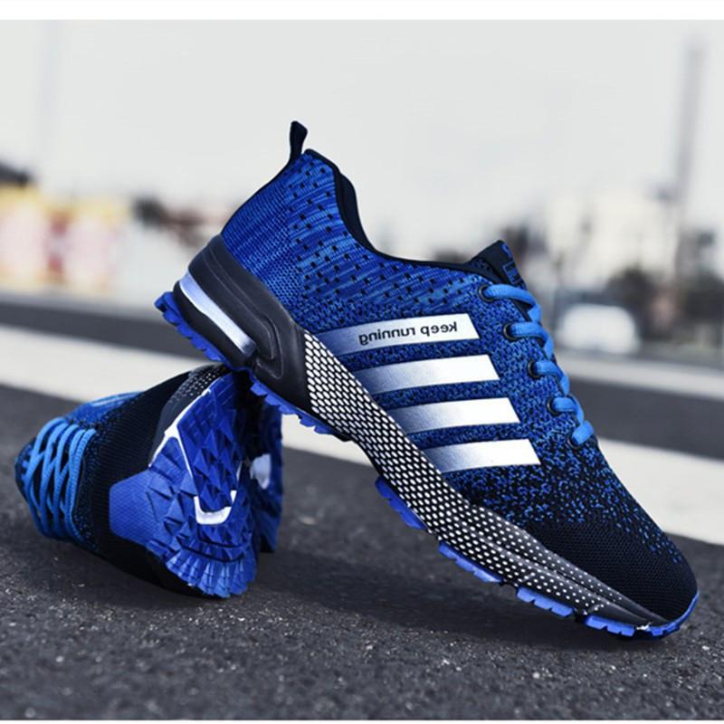 Fashion Men's Shoes Portable Breathable Running Shoes 46 Large Size Sneakers Comfortable Walking Jogging Casual Shoes 48