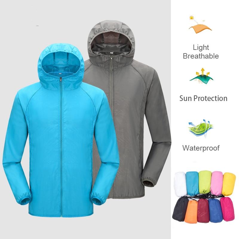 Z50 Camping Rain Hiking Jackets Unisex Waterproof Sun Protection