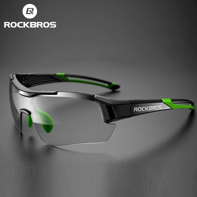 ROCKBROS Cycling Outdoor Bike Photochromatic Glasses Sport Bicycle Sunglasses Goggles Myopia Frame Protection Eyewear