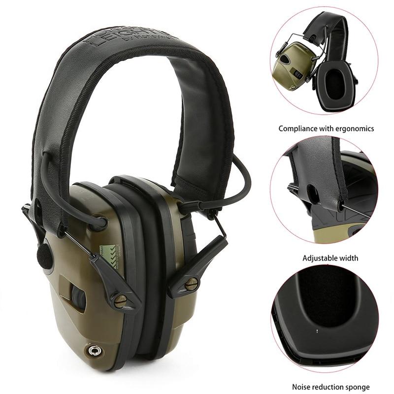 Tactical Electronic Shooting Earmuff Outdoor Sports Anti-noise Headset Impact Sound Amplification Hearing Protective Headset