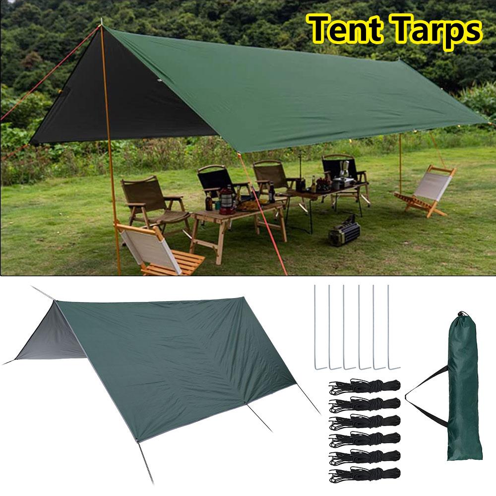 Waterproof Tarp Tent Shade Ultralight Garden Canopy Sunshade Outdoor Camping Hammock Rain Fly Beach Sun Shelter