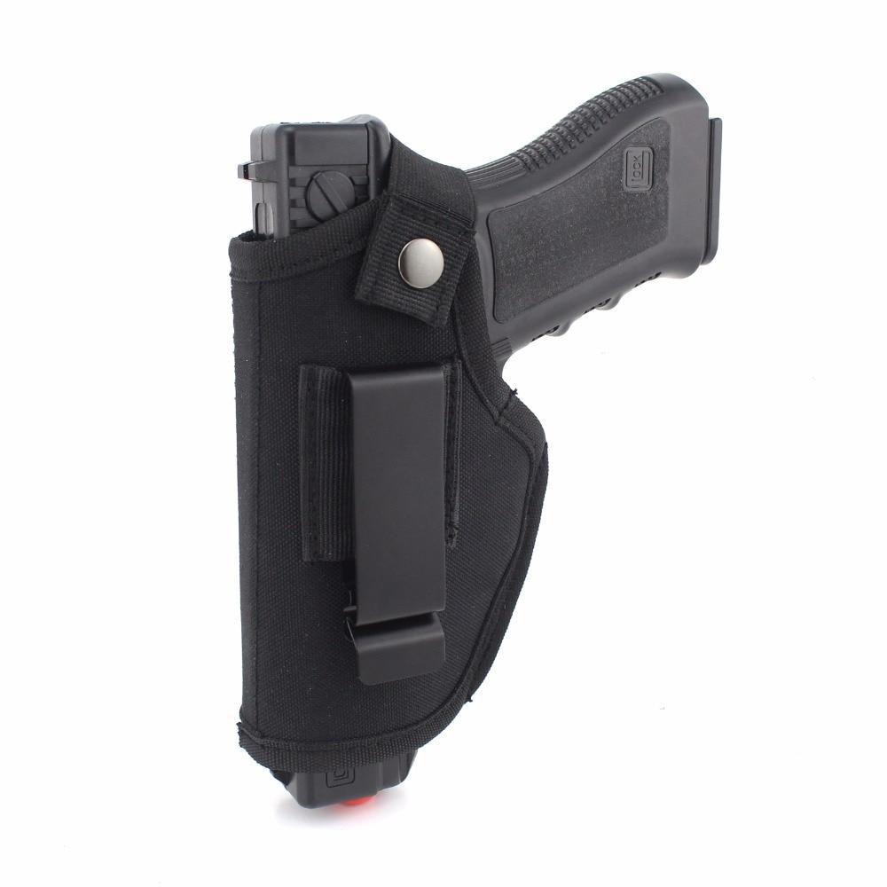 Tactical Gun Holster Concealed Carry Holsters Belt Metal Clip IWB OWB Holster Airsoft Gun Bag for All Sizes Handguns