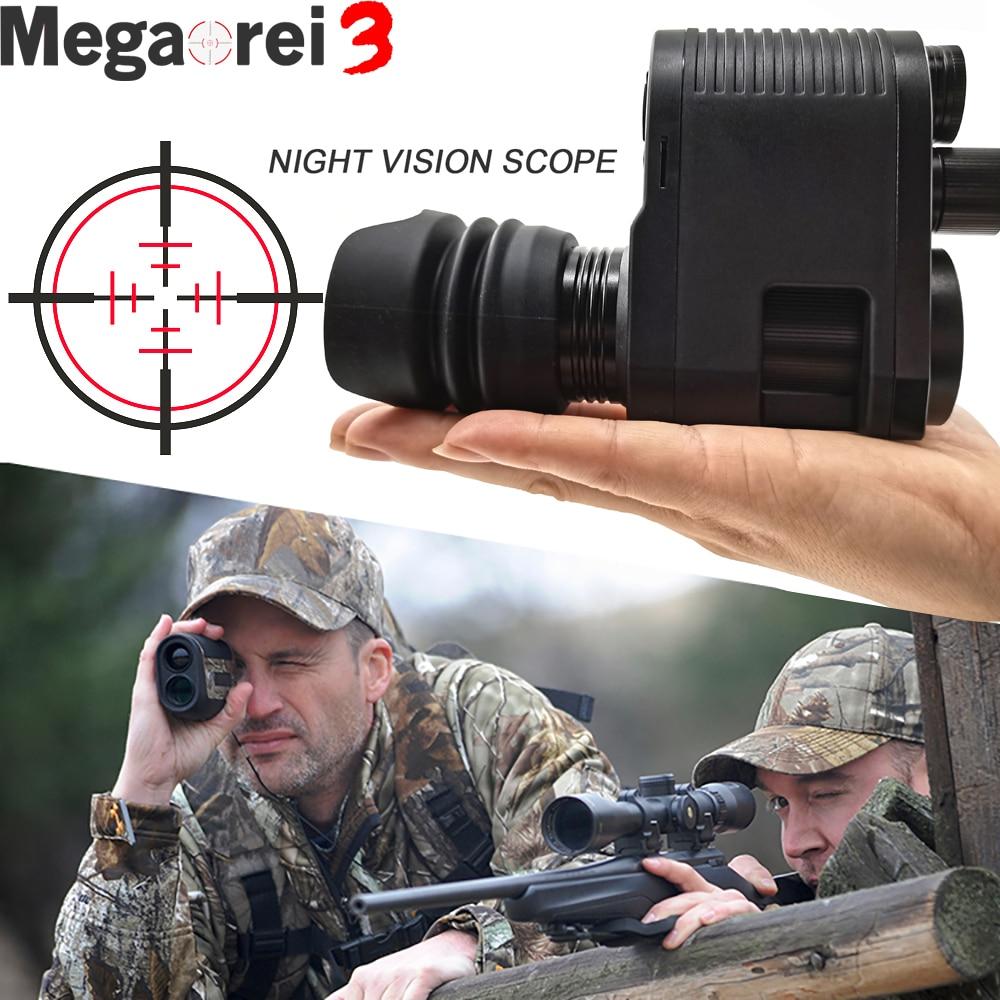 Megaorei 3 Night Vision Rifle Scope HD720P Video Record Photo Taking NV007 Hunting Optical Sight Camera 850nm Laser Infrared IR