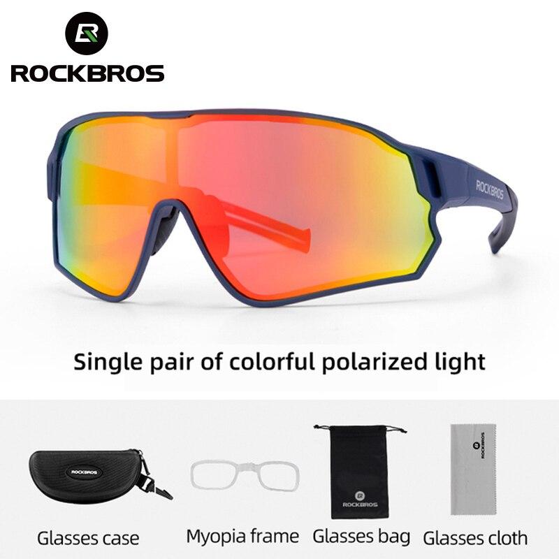 ROCKBROS Cycling Glasses Polarized Sport Bike UV400 Bike Glasses Goggles Men Women Bicycle Googles Mtb Running Sunglasses