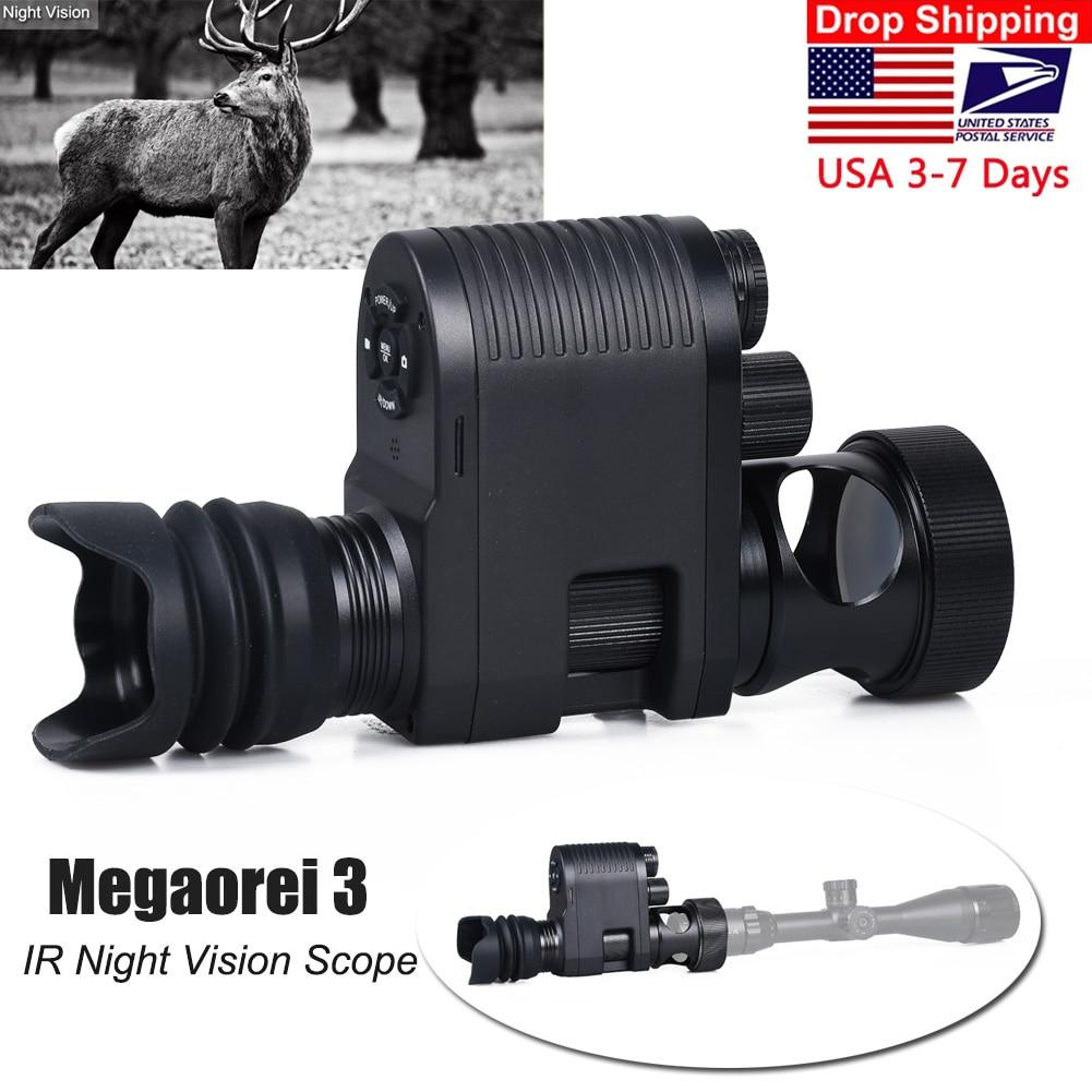 Megaorei 3 Night Vision Scope Hunting Riflescope Sight Camera Video Photo Record with Infrared IR Laser Light