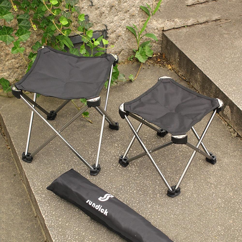 Fishing Chairs Aluminum Alloy Portable Stool Footstool for Camping Beach BBQ Folding Outdoor Furniture with Storage Bag